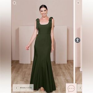 Revelry Nicole Crepe Bridesmaid Dress